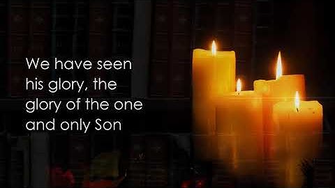 Reflection for the fourth week of Advent - the candle of joy.