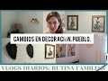 CAMBIOS en DECORACIÓN en el PUEBLO. COMPRAS SHEIN. VLOGS DIARIOS.