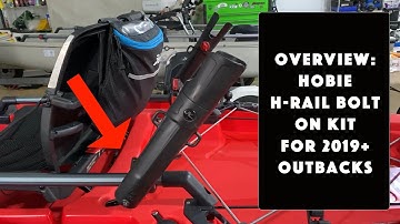 2019+ Hobie Outback Bolt on H-Rail Kit Overview