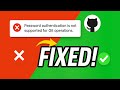 GCM - Avoid password on gith push | Fix “Password Authentication is Not Supported for Git”