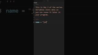 Python Day 2 — Variables 🐍 | The Silentcoder