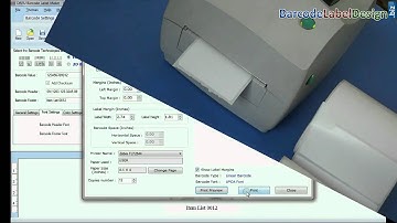 Simple to create and print barcode label using DRPU Barcode Label Maker Software