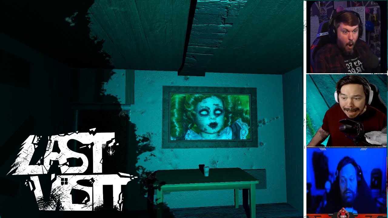 Streamers jumpscare and funny moments compilation in Last Visit horror