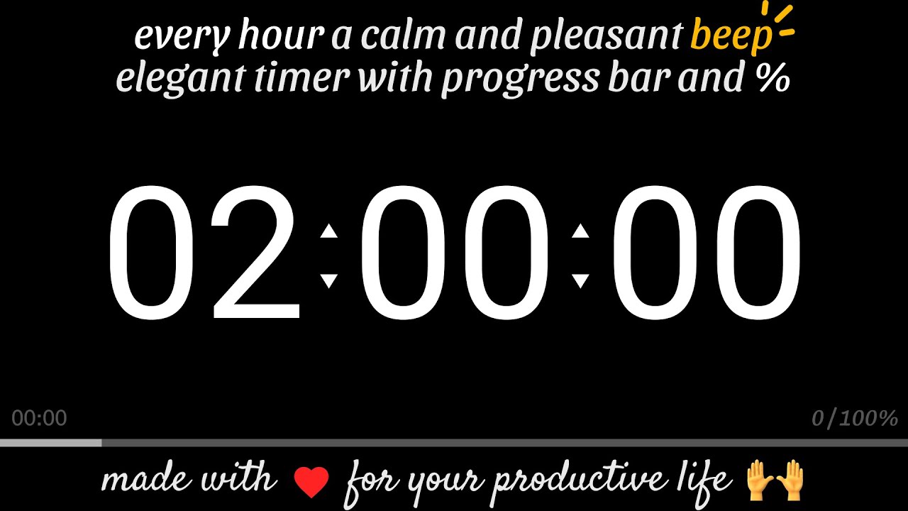 2 Hours countdown Timer with ProgressBar Happy Alarm Clock At The 2-hours-countdown-timer-with-progressbar-happy-alarm-clock-at-the