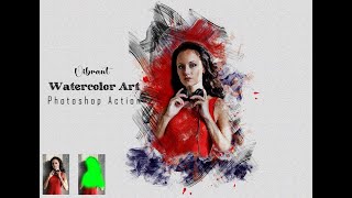 Vibrant Watercolor Art Photoshop Action
