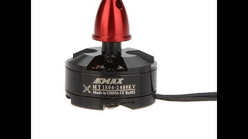 EMAX MT1804-2480KV Static Thrust Test 4S 4" & 5" Props