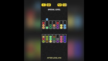 Ball Sort Special Level - Locked Ball (after Level 910)