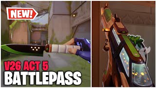 NEW V26 Act 5 Battle Pass in Valorant