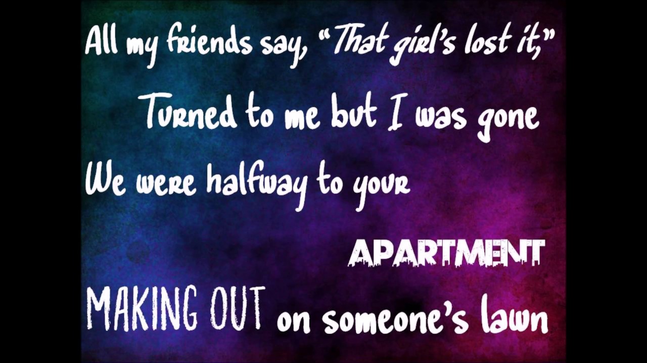 And all my friends are gone lyrics