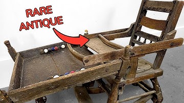 Long LOST GENIUS Victorian Invention RESTORED | The Haunted Chair