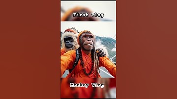 My First Vlog || AI monkey Vlog ||#ai #aiart #aishorts #aistory #aivideo #aimonkeyvlog #aivlogger