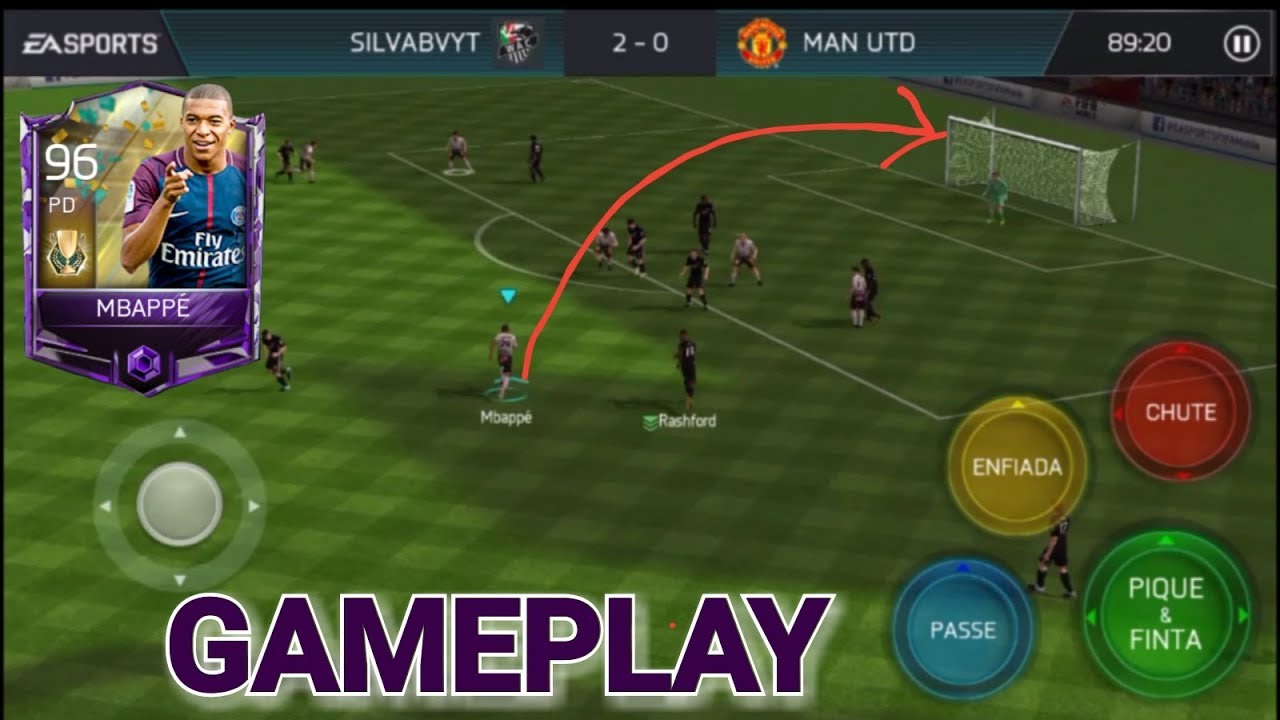 -MBAPPÊ- GAMEPLAY FIFA MOBILE 18 - YouTube