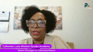Wisdom for the Year: Be Patient! Seek God first. Proverbs 31/ Lady Wisdom Speaks is live!