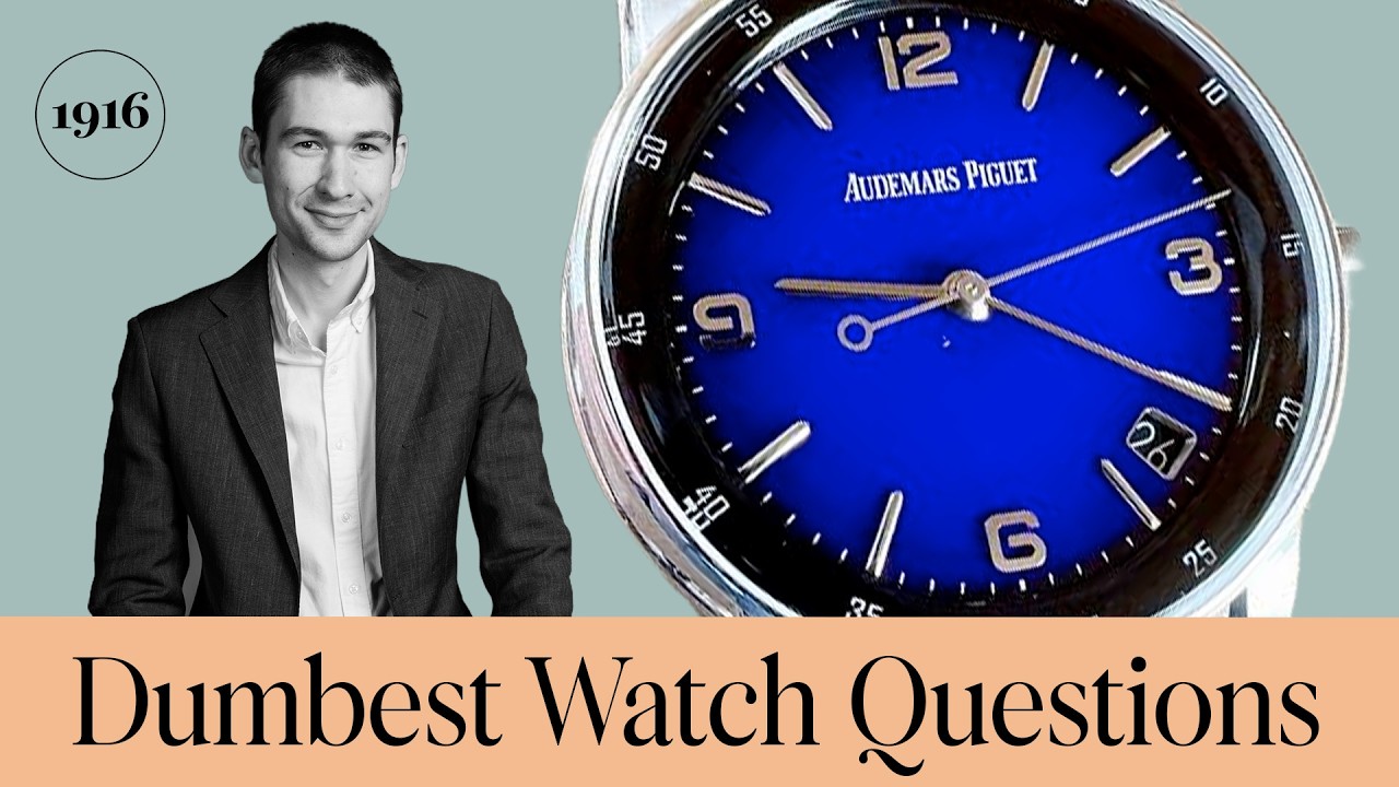 The Dumbest Questions People Ask About Watches - YouTube