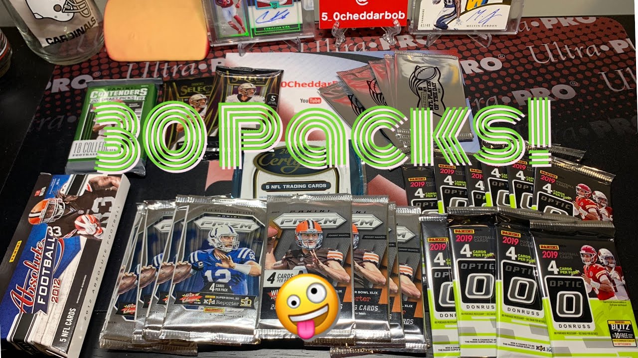 Random Football Hobby Pack Opening. 30 Packs! 02/28/2020 YouTube