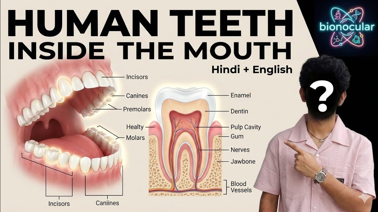 Human teeth ..... see what others can't. 