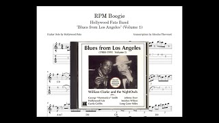 Hollywood Fats // RPM Boogie // Note-for-Note