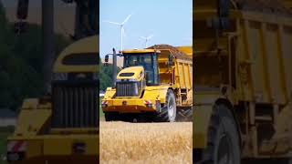 Big Tractor putting animal manure in the field #usatractor #americanfarming