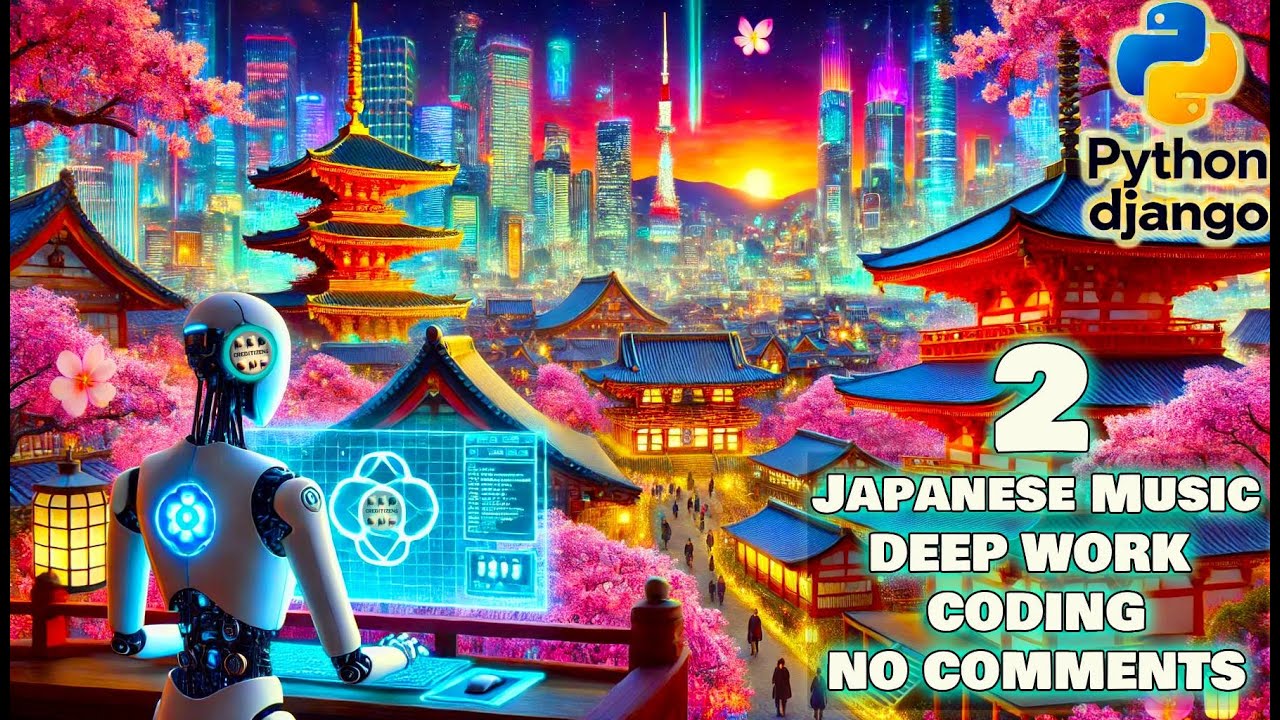 Japanese Music Coding - DjangoAI App Coding 2 - JPop - Deep Work Focus ...