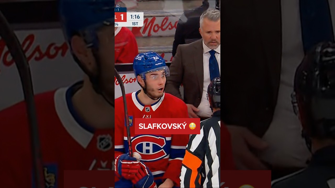 Slaf n'en croit pas ses yeux! 😳#LetsGoBuffalo c. #GoHabsGo
