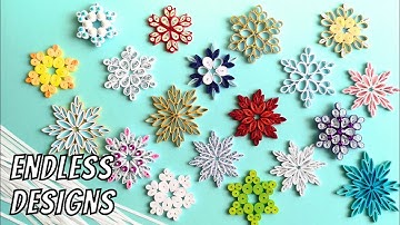 Quilling Snowflakes: One Technique, ENDLESS Designs!
