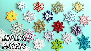 Quilling Snowflakes: One Technique, ENDLESS Designs!