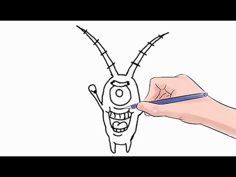 How To Draw Plankton Easy Step By Step Youtube