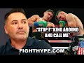 “STOP F**KING AROUND &amp; CALL ME” - DE LA HOYA SOUNDS OFF AFTER HIS FIGHTER ROCHA KNOCKED OUT BY RIVAL