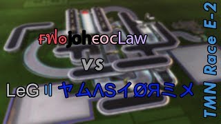 TMN Race E-2 - Comparison johalss vs. plastorex - Trackmania Nations Forever