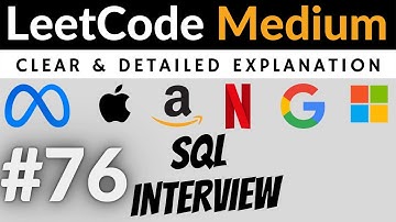LeetCode Medium 1077 Interview SQL Question with Detailed Explanation