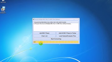 How To Use Convert Multiple MKV Files To WMV Files Software