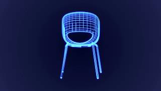 wireframe chair