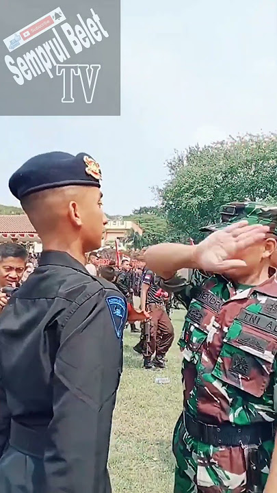 TAMPARAN TNI BUAT BRIMOB SANG ANAK KARENA SAYANG