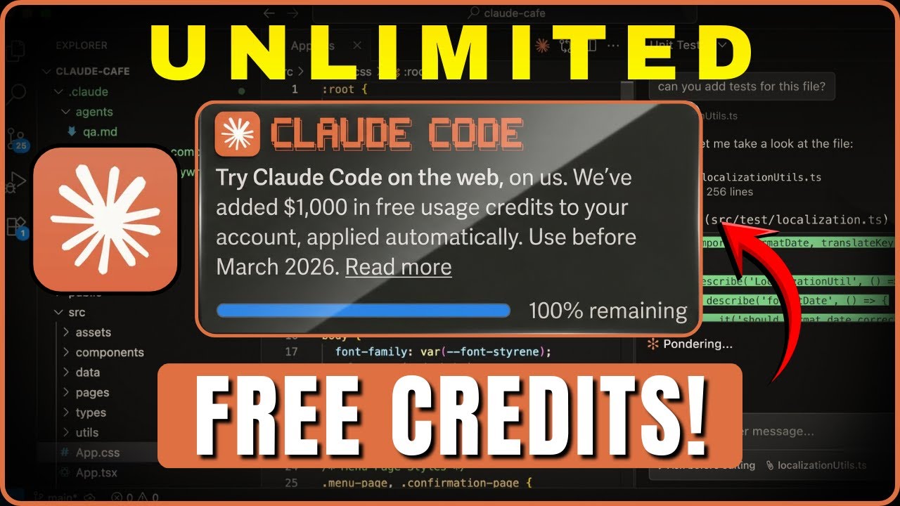 How To Get FREE Claude Code Credits in 2026 (Unlimited Method) | Get Unlimited Claude Code Free