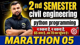 2nd Semester Civil Engg. II Python Programming II Objective Question II Er. Nilesh Sir