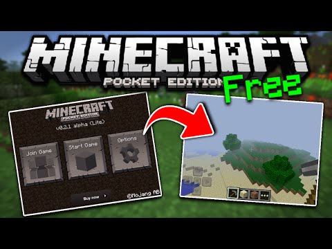 Playing Minecraft PE LITE In 2023! 