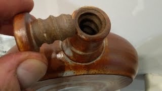 How to make a ceramic screw thread