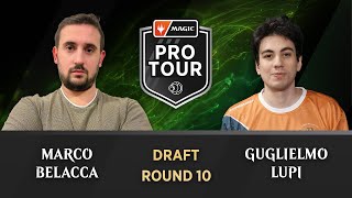 Round 10 | Marco Belacca vs. Guglielmo Lupi | Draft | #PTECL
