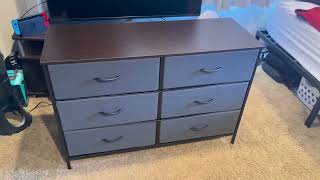 WLIVE Wide Dresser with 6 Drawers, Industrial TV Stand Review
