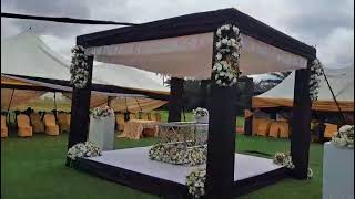 A thoughtfully arranged funeral setting created to provide comfort, dignity, and a fitting farewell.