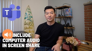 How to include computer sound when sharing your screen in MS Teams
