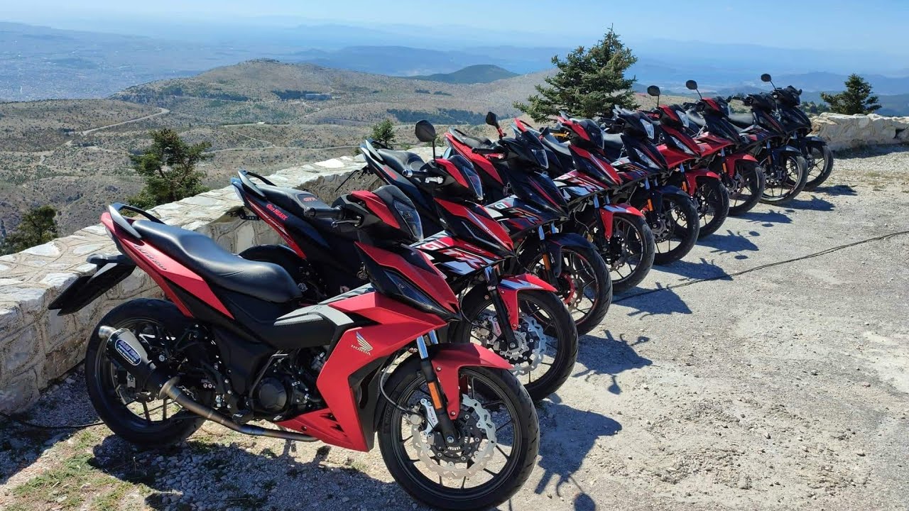 2 βασικοί λόγοι να πάρεις υπερπαπί! | Βόλτα στη Πάρνηθα με 9 GTR 150! - Motovlog#27