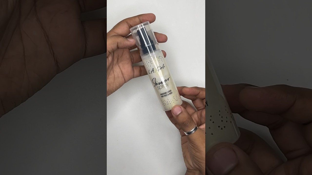 LA Girl Shimmer Spray. Highlighter for Body and Face. Golden color. 