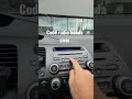 Code Radio Honda Civic Honda Civic Code Radio 