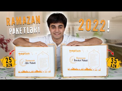 RAMAZAN PAKETLƏRİNİ İNCƏLƏDİM! 2022