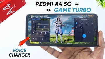 Redmi A4 5G Game Turbo |Voice Changer And More|