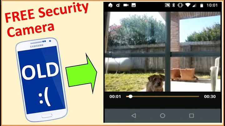FREE Security Camera or Pet Camera Using Old Smartphone