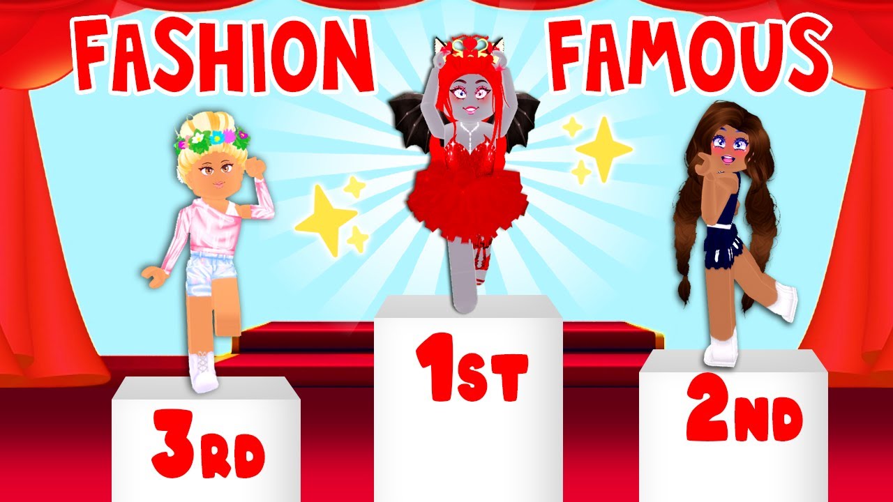 Winning My First Round Ever In Fashion Famous So Happy Roblox Youtube - fashion famous roblox youtube