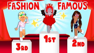 Winning My FIRST ROUND EVER In Fashion Famous *SO HAPPY* (Roblox)