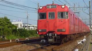 [フラット勝負！]名鉄6022F 普通豊川稲荷772レ 6511F 普通伊奈560レ 小田渕駅･八幡駅～国府駅